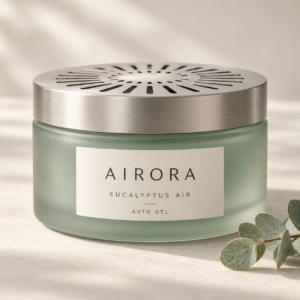 Airora Eucalyptus Air – Auto gel – AI-verpakkingsconcept