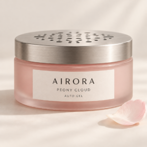 Airora Peony Cloud – Auto gel – AI-verpakkingsconcept